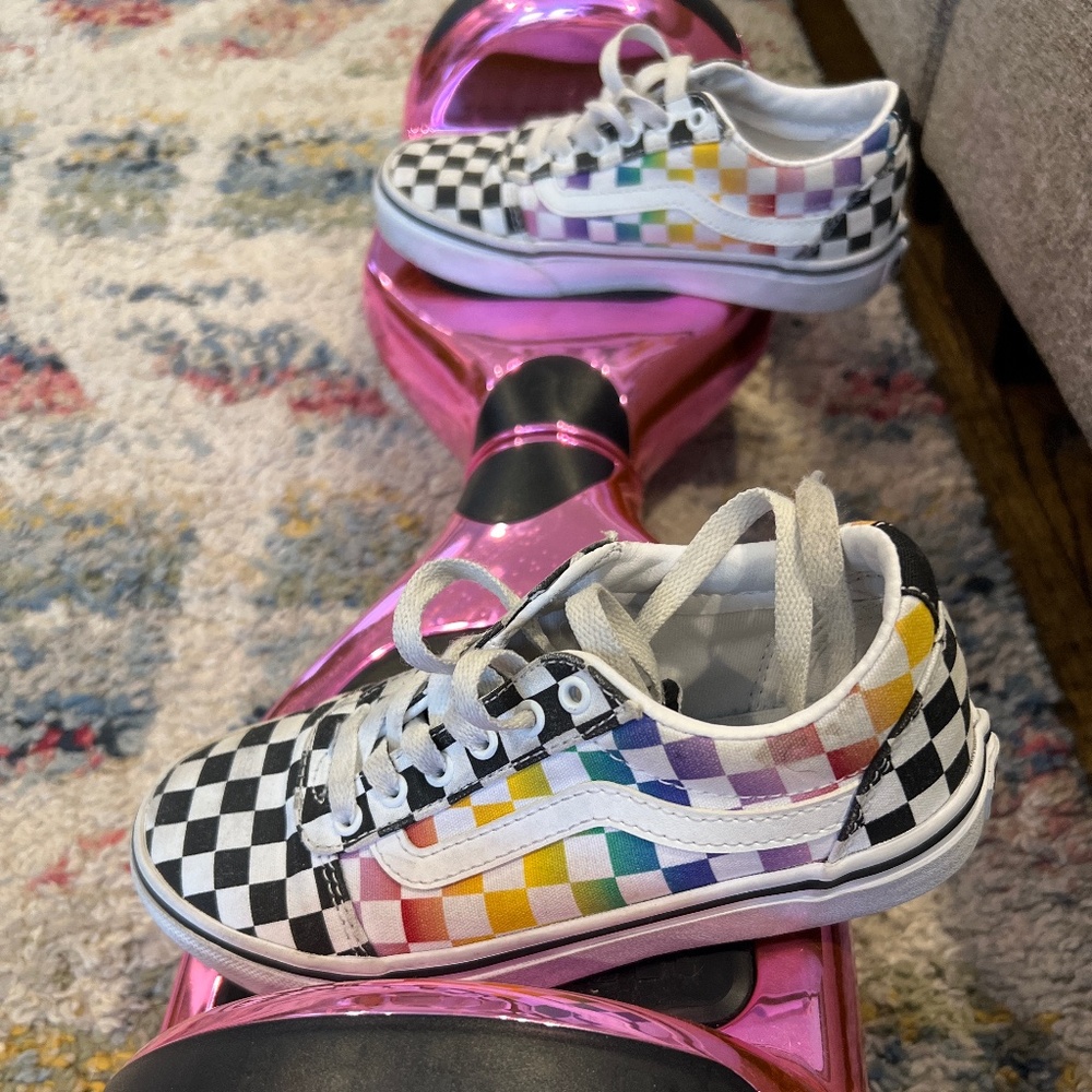 Checkered vans